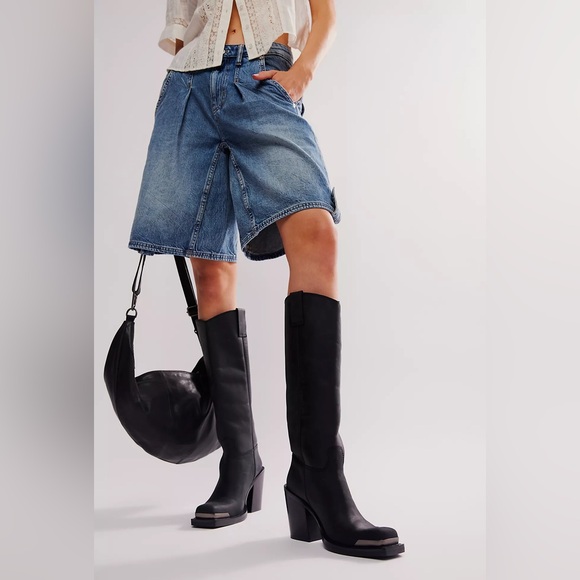 Steve Maden Leather Long Boots Slip On Loose Fitting - New w/o box - Picture 16 of 16